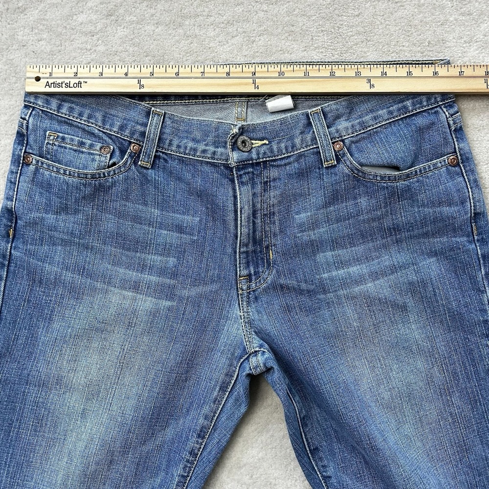 Vintage Y2K Old Navy Boot Cut Jeans Womens 33x32 Low Rise Denim - Picture 3 of 9